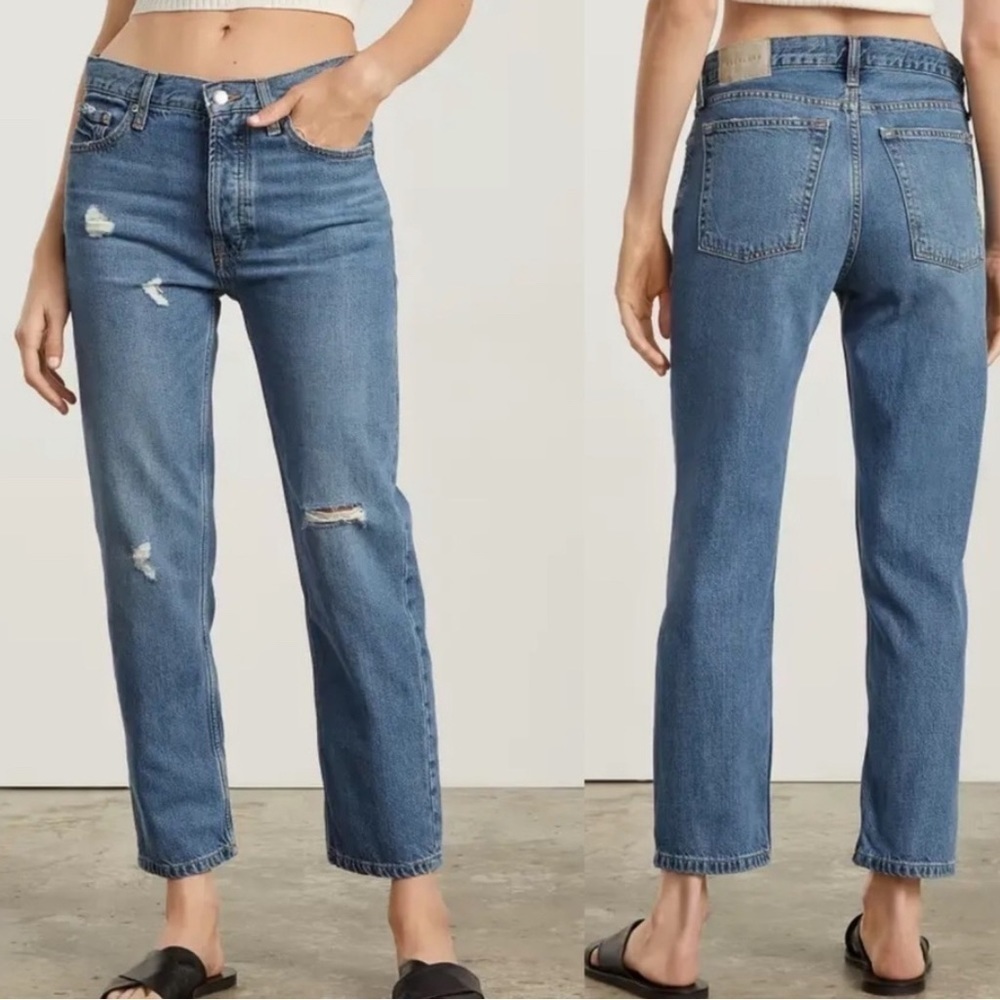 Everlane The Summer Slouch Straight Leg Organic Cotton Jeans Sz 26